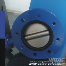 PFA/FEP/PTFE Lined Cast Steel A216 Wcb Wafer Butterfly Valve
